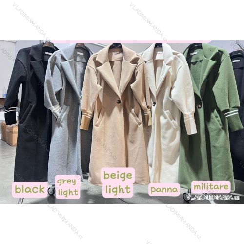 Damen-Sommerkleid aus Chiffon mit langen Ärmeln (Einheitsgröße S/M) ITALIAN FASHION IMWP233018