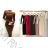 Sommerkleid Langarm geblümte Damen (UNI S / L) ITALIAN FASHION IMK20150