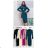 Sommerkleid Langarm geblümte Damen (UNI S / L) ITALIAN FASHION IMK20150