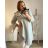 Damen langer Fleecemantel (M / L ONE SIZE) ITALIAN FASHION IMD211105