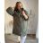 Schlanke Kapuzenjacke für Damen in großen Größen (XL/2XL ONE SIZE) ITALIAN FASHION IMD22717