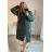 Kleid Oversize Kurzarm Damen (4XL/5XL ONE SIZE) ITALSKÁ MÓDA IM422026