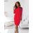 Warmes Langarm-Strickkleid für Damen (Einheitsgröße S/M) ITALIAN FASHION IMD221070