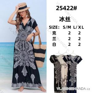 Langes Kurzarmkleid für Damen (S-XL) ITALIAN FASHION IMWB2325422