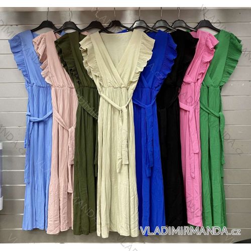 Sommerkleid Carmen aus Musselin für Damen (Einheitsgröße S/M) ITALIAN FASHION IMWE231506