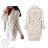 Strickjacke gestrickte Langarmfrauen (UNI S / M) ITALIAN FASHION IMD20425 -   grau -   M / L