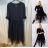 Elegantes Langarmkleid für Damen (S/M ONE SIZE) ITALIAN FASHION IMPLI2220433lurex