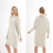 Elegantes Langarmkleid für Damen (S/M ONE SIZE) ITALIAN FASHION IMPLI2220433lurex