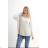 Langärmliger gestrickter Rollkragenpullover für Damen (S/M EINHEITSGRÖSSE) ITALIAN FASHION IMPLI239204