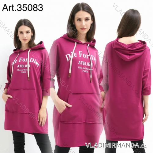 Elegantes Langarmkleid für Damen (S/M ONE SIZE) ITALIAN FASHION IMPLI2220433lurex