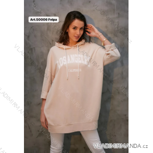 Übergroßes Damen-Sweatshirt mit langen Ärmeln (S/M EINHEITSGRÖSSE) ITALIAN FASHION IMPLI2350006