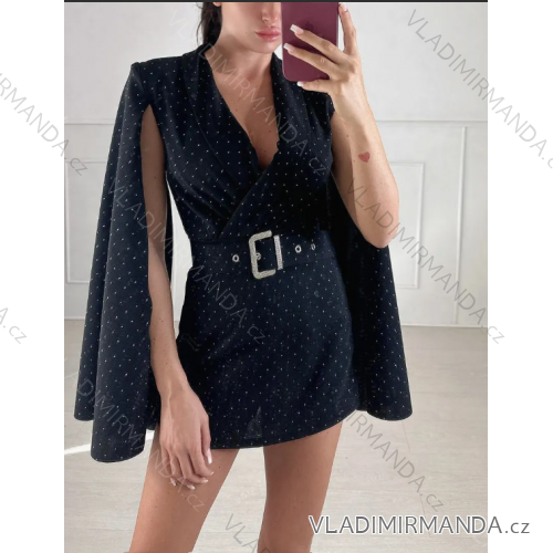 Elegantes Mini-Langarmkleid für Damen (Einheitsgröße S/M) ITALIAN FASHION IMPBB2323553