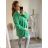 Tunika dlouhý rukáv dámská nadrozměr (3XL/4XL ONE SIZE) ITALSKÁ MÓDA IMWQ21199 hellgrün 3xl / 4xl