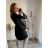 Tunika / Bluse Langarm Damen Oversized (3XL / 4XL ONE SIZE) ITALIAN FASHION IMWQ2191650