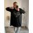 Tunika / Bluse Langarm Damen Oversized (3XL / 4XL ONE SIZE) ITALIAN FASHION IMWQ2191650