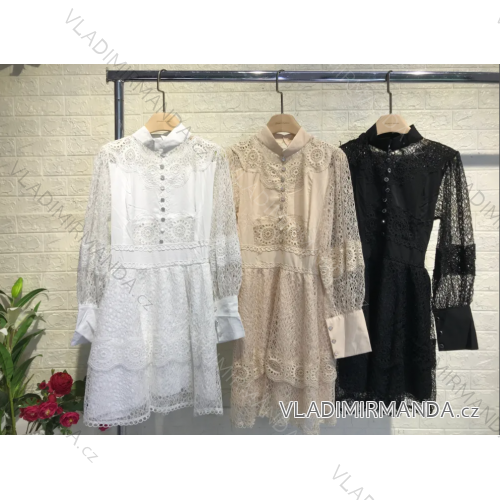 Elegantes Mantel-Langarmkleid für Damen (S/M EINHEITSGRÖSSE) ITALIAN FASHION IMPGM2311813