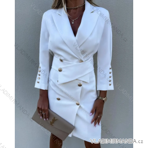 Elegantes Mantel-Langarmkleid für Damen (S/M EINHEITSGRÖSSE) ITALIAN FASHION IMPGM2311813
