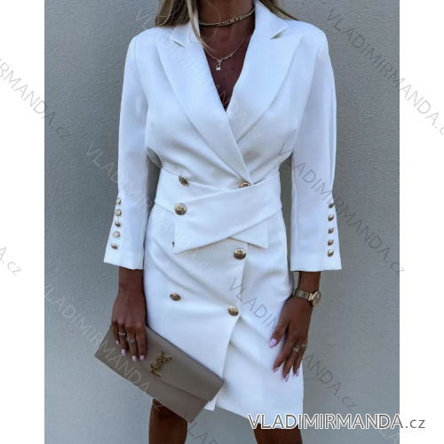 Elegantes Mantel-Langarmkleid für Damen (S/M EINHEITSGRÖSSE) ITALIAN FASHION IMPGM2311813