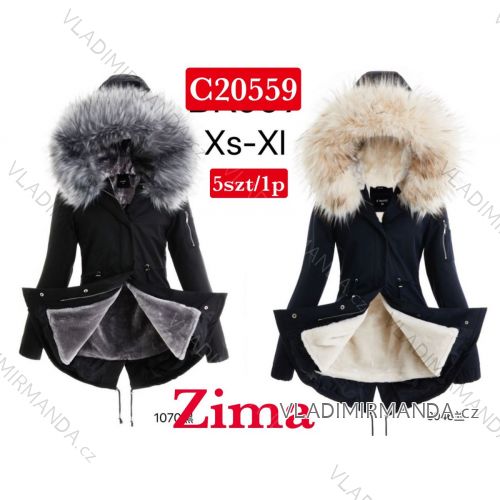 Damen-Winterparkamantel (XS-XL) POLISH FASHION PMWC23C20559