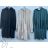 Šaty mikinové s kapucí dlouhý rukáv dámské (S/M/L ONE SIZE) ITALSKÁ MÓDA IMD21957