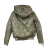Herbst-Kapuzenjacke für Damen (XS-XL) POLISH FASHION PMWC23B8219 Khaki XS