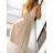 Trägerloses langes Tüllkleid für Damen (Einheitsgröße S/M) ITALIAN FASHION IMM238917