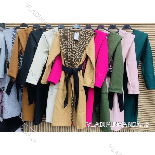 Damen-Button-Down-Hemdjacke mit Knöpfen (S / M ONE SIZE) ITALIAN FASHION IMWD217059