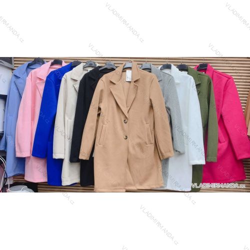 Damen-Button-Down-Hemdjacke mit Knöpfen (S / M ONE SIZE) ITALIAN FASHION IMWD217059