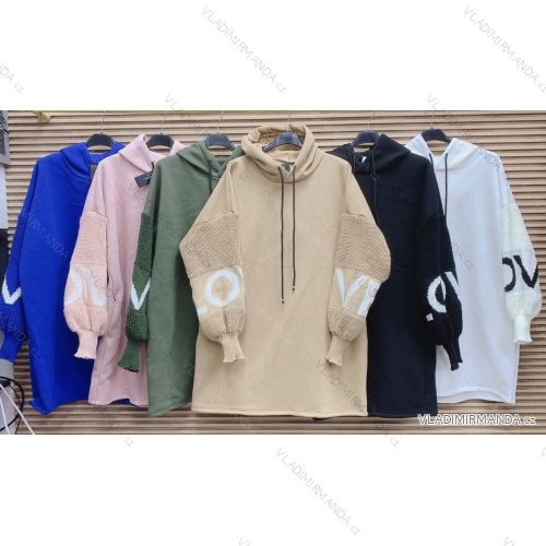 Langarm-Hemdkleid für Damen (Einheitsgröße S/M) ITALIAN FASHION IMWGM23447