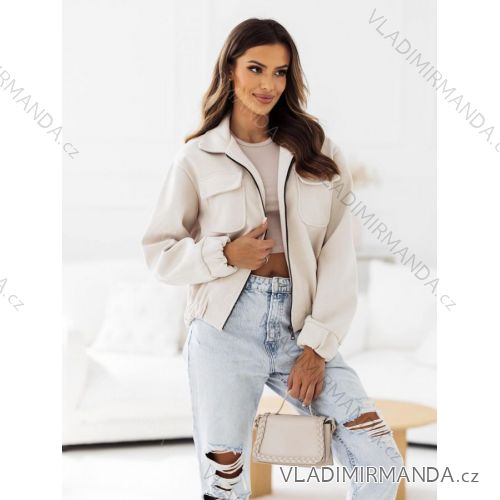 Herbst-Langarmjacke für Damen (Einheitsgröße S/M) ITALIAN FASHION IMD23741