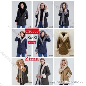 Damen-Winterparkamantel (XS-XL) POLISH FASHION PMWC23C20553