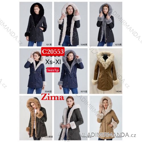Damen-Winterparkamantel (XS-XL) POLISH FASHION PMWC23C20553