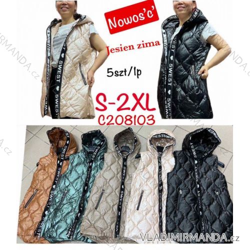 Damenweste mit Reißverschluss (S-2XL) POLISH FASHION PMWC23C208175