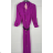 Langes Hemdkleid mit Gürtel, Sommer, ärmellos, Damen (S/M Einheitsgröße) ITALIAN FASHION IMPBB23E9742