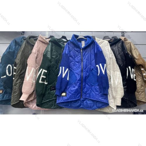 Damen-Button-Down-Hemdjacke mit Knöpfen (S / M ONE SIZE) ITALIAN FASHION IMWD217059