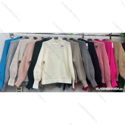 Langärmliger Strickpullover für Damen (S/M EINHEITSGRÖSSE) ITALIAN FASHION IMWDT23008