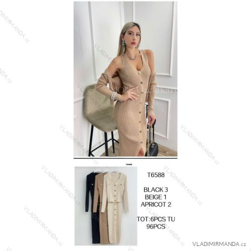 Sommerkleid Carmen aus Musselin für Damen (Einheitsgröße S/M) ITALIAN FASHION IMWE231506