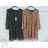 Kleid mit Knöpfen und geknöpften Damen (uni s-m) ITALIAN FASHION IM2203948