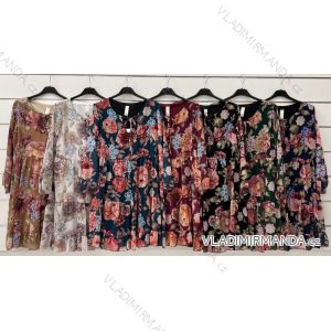 Kleid mit Knöpfen und geknöpften Damen (uni s-m) ITALIAN FASHION IM2203948