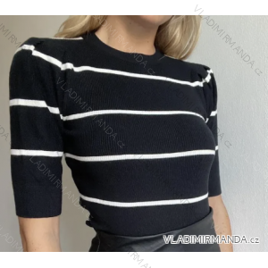 Kurzer Damenpullover mit Knopfleiste und langen Ärmeln (S/M EINHEITSGRÖSSE) ITALIAN FASHION IMPBB23Y22785