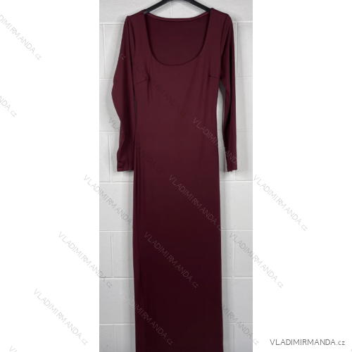 Langes Strickkleid für Damen (S/M EINHEITSGRÖSSE) ITALIAN FASHION IMPBB23Z5272-1