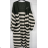 Gestreifter Langarm-Cardigan für Damen (Einheitsgröße S/M) ITALIAN FASHION IMPBB23J23028