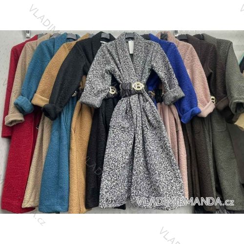 Flauschiger Damenmantel (Einheitsgröße S/M) ITALIAN FASHION IMWKK223668