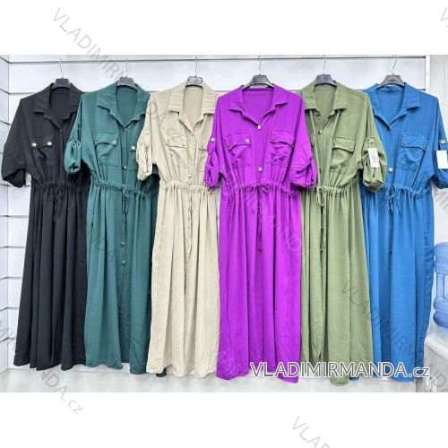 Langarm-Hemdkleid für Damen (Einheitsgröße S/M) ITALIAN FASHION IMWGM23447