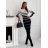 Langärmliges Strickkleid für Damen (S/M EINHEITSGRÖSSE) ITALIAN FASHION IMWDT23016