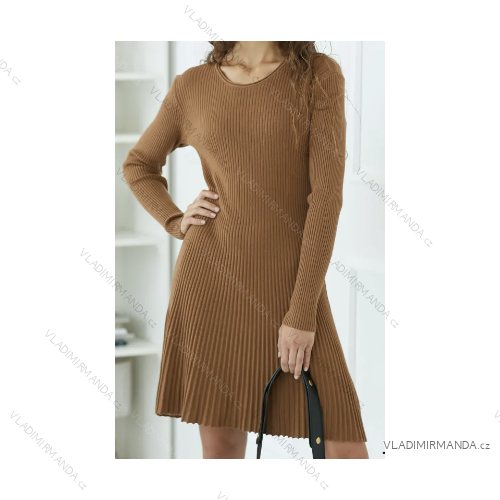 Langarmkleid für Damen (S/M EINHEITSGRÖSSE) ITALIAN FASHION IMPBB232L24157