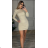 Elegantes Damenkleid mit langen Ärmeln (Einheitsgröße S/M) ITALIAN FASHION IMPLP2391120012