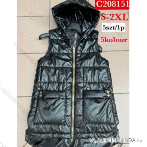 Damen Kapuzenweste (S-2XL) ITALIAN FASHION PIU ANNA PMW222286