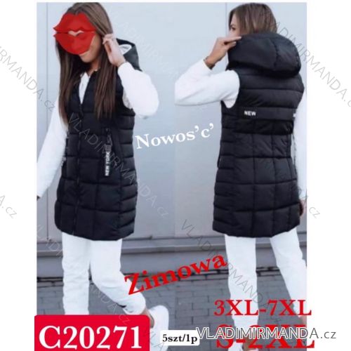Damen Kapuzenweste (S-2XL) ITALIAN FASHION PIU ANNA PMW222286