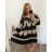 Langarm-Hemdkleid für Damen (S/M EINHEITSGRÖSSE) ITALIAN FASHION IMWD232607
